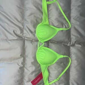 Neon Yellow Bikini Top